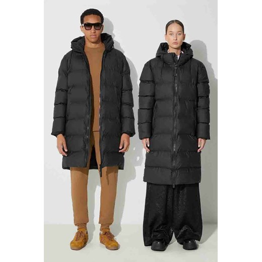 Rains kurtka 15130 Jackets kolor czarny zimowa ze sklepu PRM w kategorii Kurtki damskie - zdjęcie 165437424
