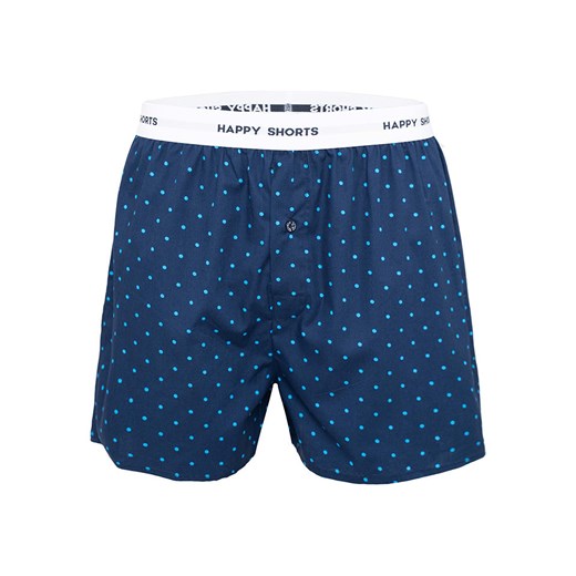 Happy Shorts Bokserki (3 pary) w kolorze granatowo-niebieskim Happy Shorts M Limango Polska wyprzedaż