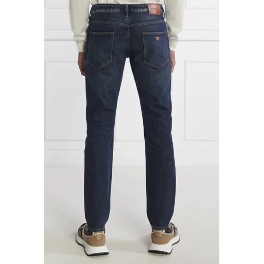 Jeansy męskie Emporio Armani z elastanu