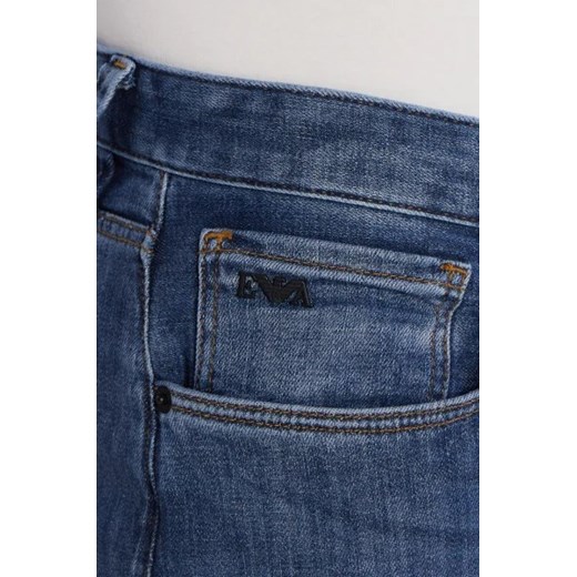Jeansy męskie Emporio Armani z bawełny