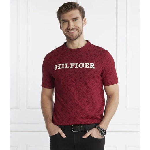 Tommy Hilfiger T-shirt AOP MONOGRAM | Regular Fit ze sklepu Gomez Fashion Store w kategorii T-shirty męskie - zdjęcie 165504084