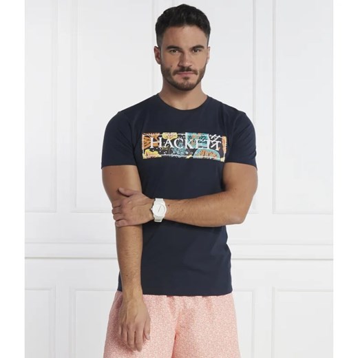 Hackett London T-shirt | Classic fit ze sklepu Gomez Fashion Store w kategorii T-shirty męskie - zdjęcie 165504103