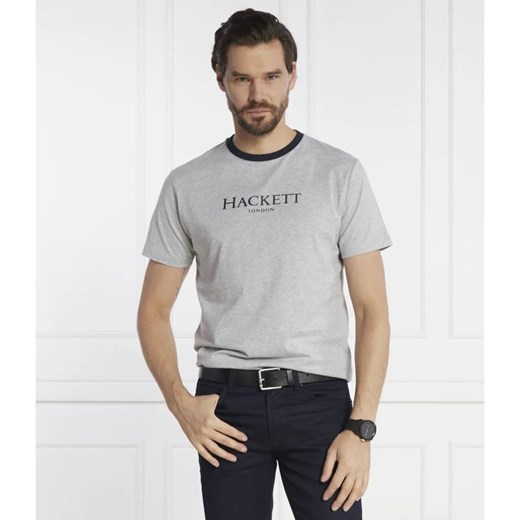 Hackett London t-shirt męski bawełniany 