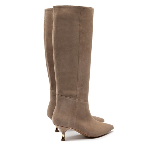 Kozaki R.Polański 1049 - Cappuccino Zamsz 41 promocyjna cena R.Polański