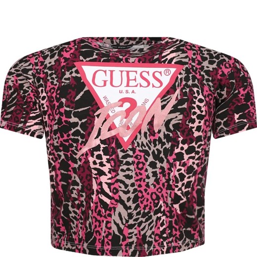 Guess T-shirt | Regular Fit ze sklepu Gomez Fashion Store w kategorii Bluzki dziewczęce - zdjęcie 165520870