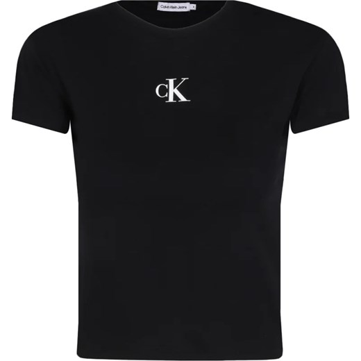 CALVIN KLEIN JEANS T-shirt | Regular Fit ze sklepu Gomez Fashion Store w kategorii Bluzki dziewczęce - zdjęcie 165520872