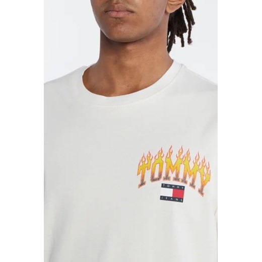 T-shirt męski Tommy Jeans bawełniany z długim rękawem
