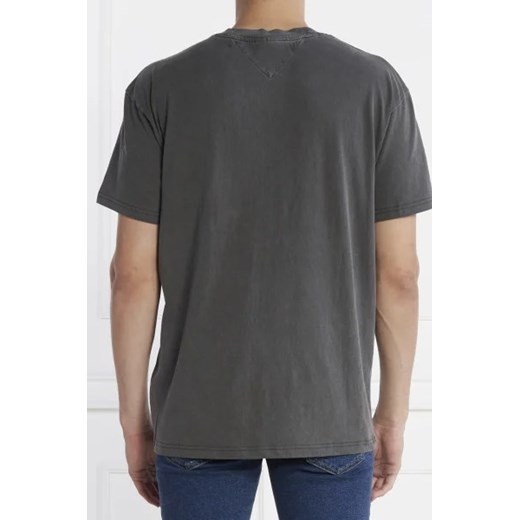 T-shirt męski Tommy Jeans z napisami z krótkim rękawem