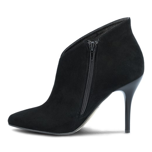 Botki 716 - Czarny Zamsz 41 okazyjna cena r.polanski.com