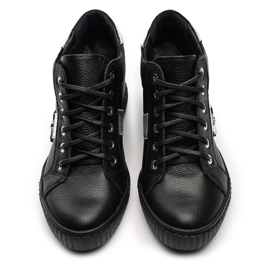 Sneakersy 959 - Czarny Lico/Srebrny 41 okazja r.polanski.com