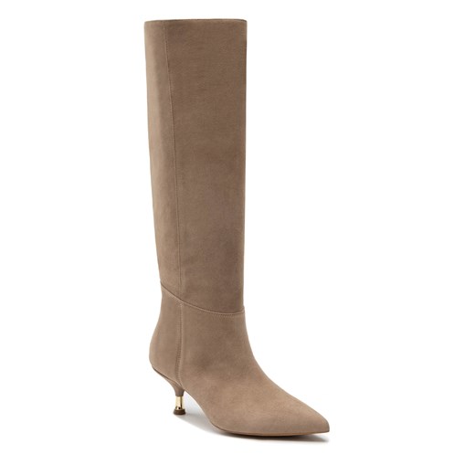 Kozaki R.Polański 1049 - Cappuccino Zamsz 35 okazyjna cena r.polanski.com