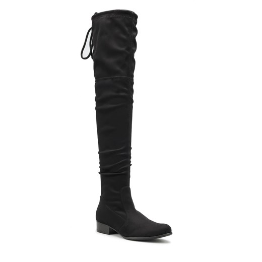 Muszkieterki 794 - Czarny Zamsz 36 okazja r.polanski.com