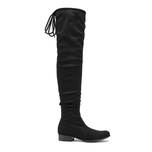 Muszkieterki 794 - Czarny Zamsz 37 r.polanski.com okazja