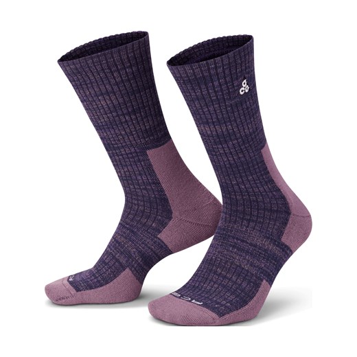 Klasyczne skarpety z amortyzacją Nike ACG Everyday (1 para) - Fiolet Nike XL Nike poland