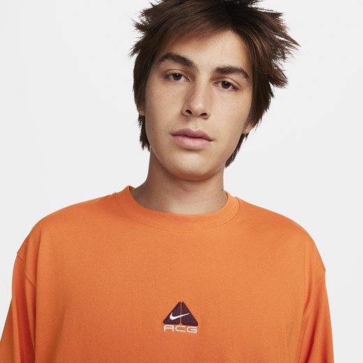 T-shirt męski Nike pomarańczowa 