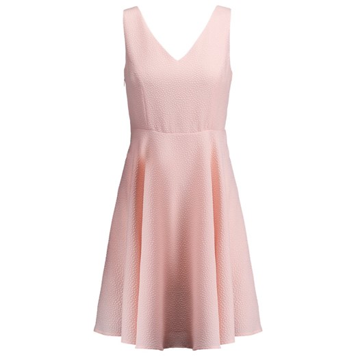 Dry Lake Sukienka letnia pale pink zalando bezowy abstrakcyjne wzory