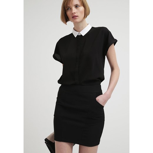Selected Femme SFCASSIE Spódnica mini black zalando czarny krótkie