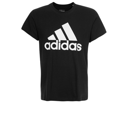 adidas Performance Tshirt z nadrukiem black zalando czarny abstrakcyjne wzory