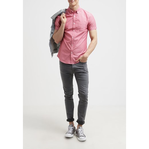 Burton Menswear London Koszula pink zalando brazowy bez wzorów/nadruków