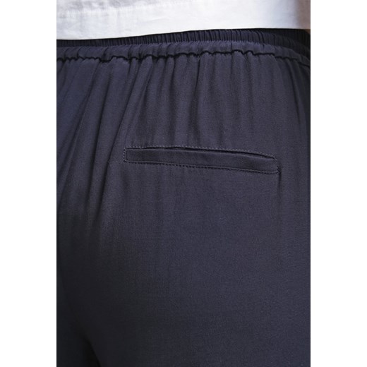 mint&berry Spodnie materiałowe dunkelblau zalando  Odzież