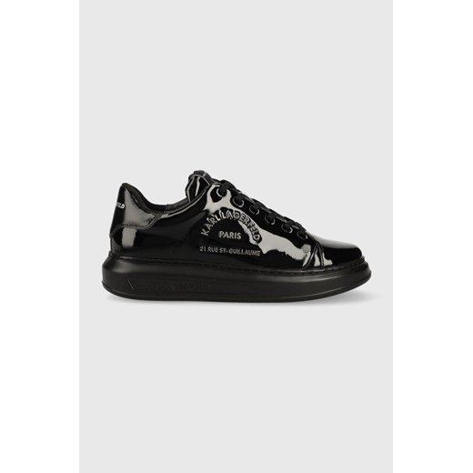 Karl Lagerfeld sneakersy skórzane KAPRI MENS kolor czarny KL52539S ze sklepu ANSWEAR.com w kategorii Trampki męskie - zdjęcie 165564242