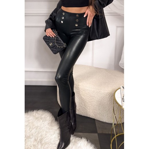 Legginsy SHERESA BLACK ze sklepu Ivet Shop w kategorii Spodnie damskie - zdjęcie 165566311