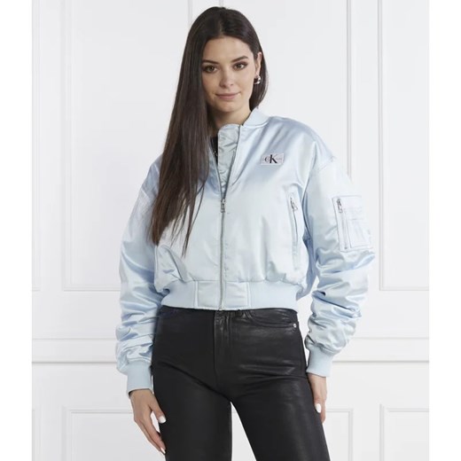 CALVIN KLEIN JEANS Kurtka bomber | Cropped Fit ze sklepu Gomez Fashion Store w kategorii Kurtki damskie - zdjęcie 165573994