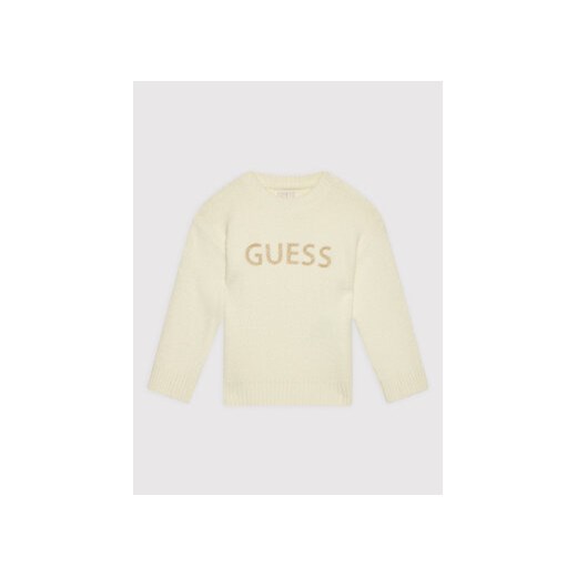 Guess Sweter K1BR02 Z2WS0 Beżowy Regular Fit Guess 6Y MODIVO