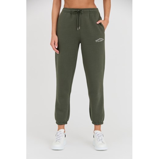 JUICY COUTURE Zielone spodnie dresowe Recycled Wendy Jogger, Wybierz rozmiar XS ze sklepu outfit.pl w kategorii Spodnie damskie - zdjęcie 165575370