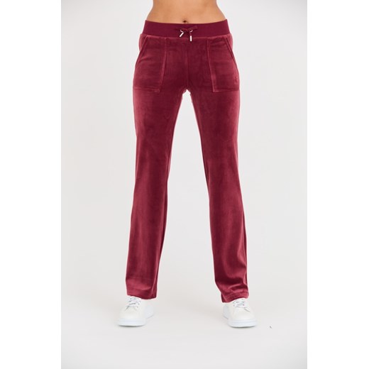 JUICY COUTURE Bordowe spodnie dresowe Del Ray Pocket Pant, Rozmiar S ze sklepu outfit.pl w kategorii Spodnie damskie - zdjęcie 165575430
