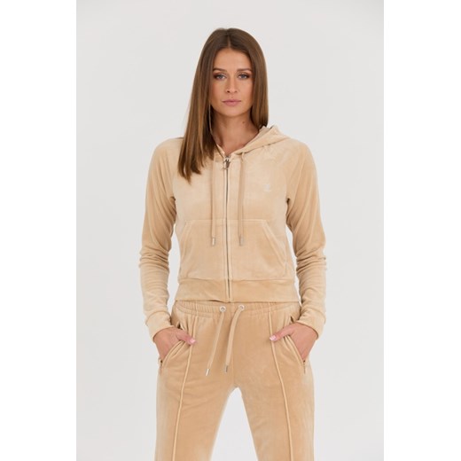 JUICY COUTURE Beżowa bluza Madison Hoodie, Rozmiar S ze sklepu outfit.pl w kategorii Bluzy damskie - zdjęcie 165575431