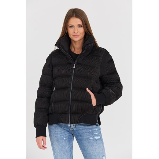 BLAUER Czarna plisowana kurtka, Wybierz rozmiar XL ze sklepu outfit.pl w kategorii Kurtki damskie - zdjęcie 165575452