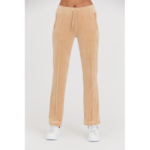 JUICY COUTURE Beżowe spodnie dresowe Tina Track Pants, Wybierz rozmiar S ze sklepu outfit.pl w kategorii Spodnie damskie - zdjęcie 165575492