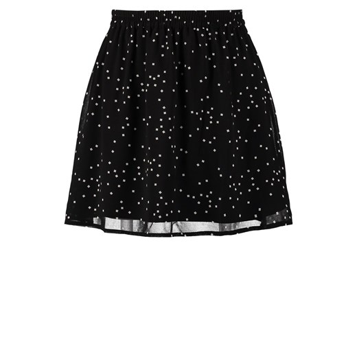 Even&Odd Spódnica mini black/white zalando czarny abstrakcyjne wzory