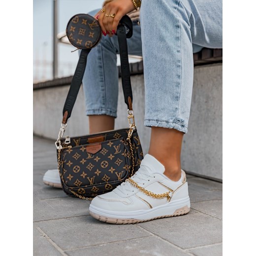 Buty sportowe damskie Pakuten sneakersy sznurowane