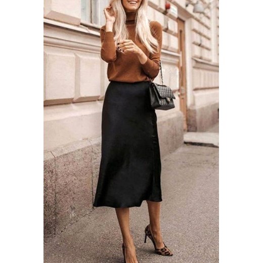Spódnica DORNEKA BLACK ze sklepu Ivet Shop w kategorii Spódnice - zdjęcie 165578061