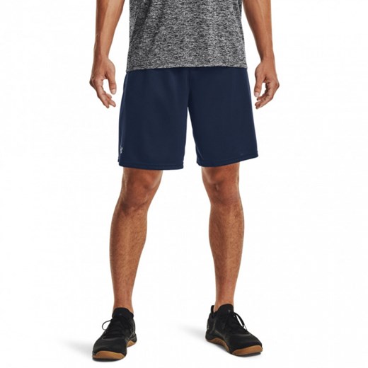 Męskie spodenki treningowe Under Armour UA Tech Mesh Shorts - granatowe ze sklepu Sportstylestory.com w kategorii Spodenki męskie - zdjęcie 165578433