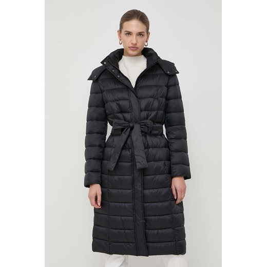 Trussardi kurtka damska kolor czarny przejściowa ze sklepu ANSWEAR.com w kategorii Płaszcze damskie - zdjęcie 165580211