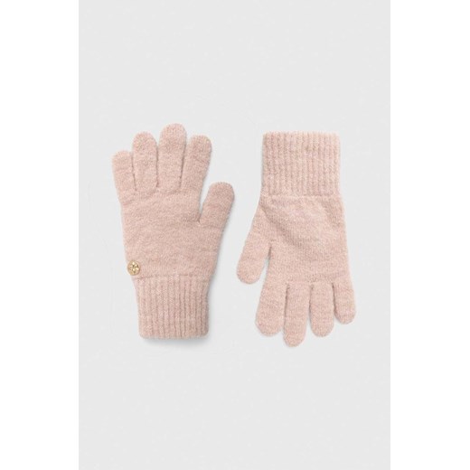 Granadilla rękawiczki z domieszką wełny kolor różowy ze sklepu ANSWEAR.com w kategorii Rękawiczki damskie - zdjęcie 165580370