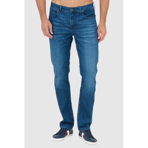 7 FOR ALL MANKIND Granatowe jeansy męskie SLIMMY, Rozmiar 28 ze sklepu outfit.pl w kategorii Jeansy męskie - zdjęcie 165581664