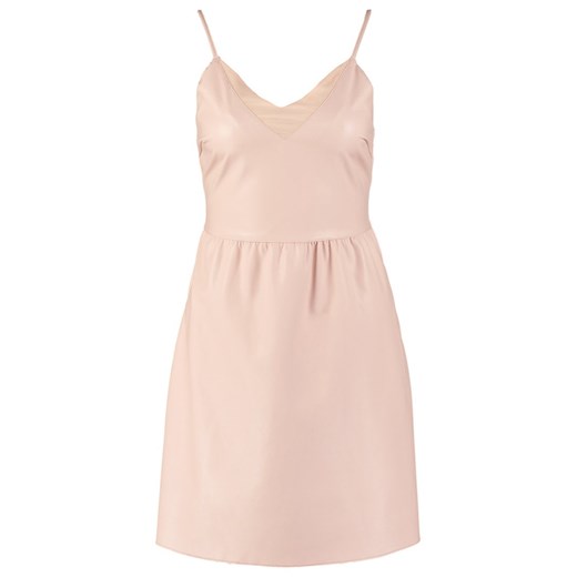ONLY ONLTILDE Sukienka letnia cloud pink zalando bezowy abstrakcyjne wzory