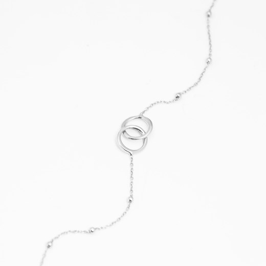 naszyjnik z kółkami srebrny ze sklepu ANIA KRUK w kategorii Naszyjniki - zdjęcie 165591851