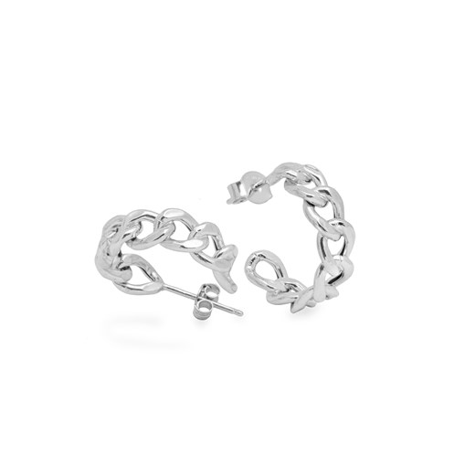 kolczyki koła łańcuch 2 cm srebrne ze sklepu ANIA KRUK w kategorii Kolczyki - zdjęcie 165592300