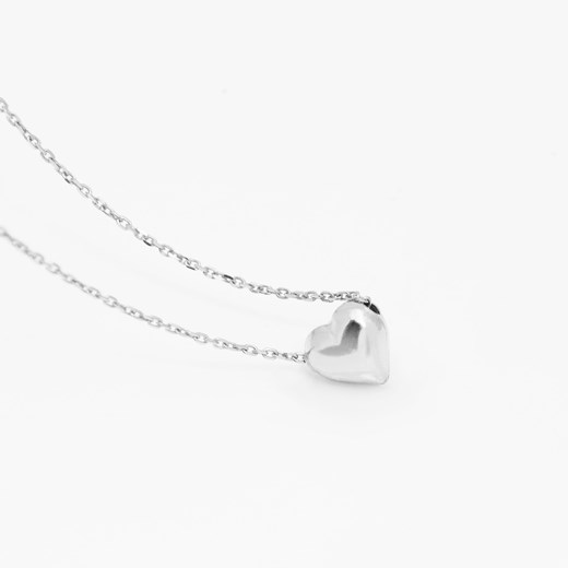 naszyjnik z serduszkiem srebrny ze sklepu ANIA KRUK w kategorii Naszyjniki - zdjęcie 165592860