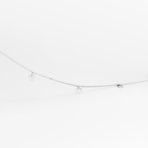 choker z blaszkami srebrny  ANIA KRUK