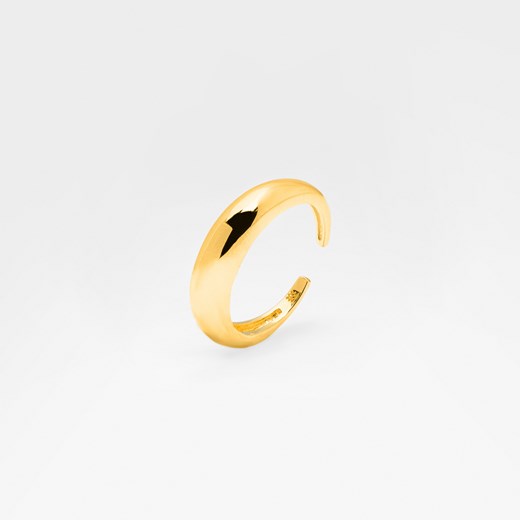 pierścionek gładki pozłacany ze sklepu ANIA KRUK w kategorii Pierścionki - zdjęcie 165592981