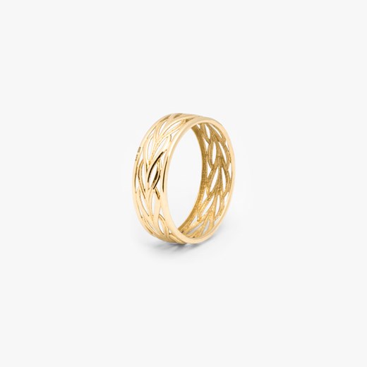 pierścionek ażurowy złoty ze sklepu ANIA KRUK w kategorii Pierścionki - zdjęcie 165593113