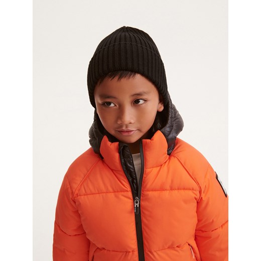 Reserved - Strukturalna czapka beanie - czarny Reserved 9-13 lat Reserved