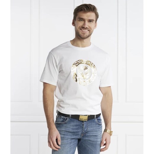 T-shirt męski Just Cavalli z krótkimi rękawami 