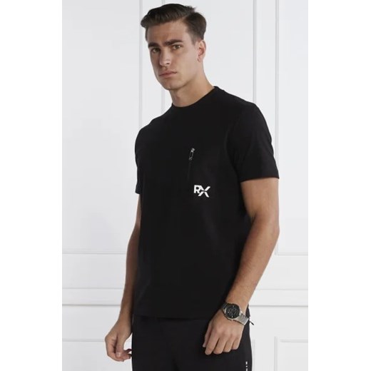 T-shirt męski Richmond X z krótkim rękawem czarny casual 